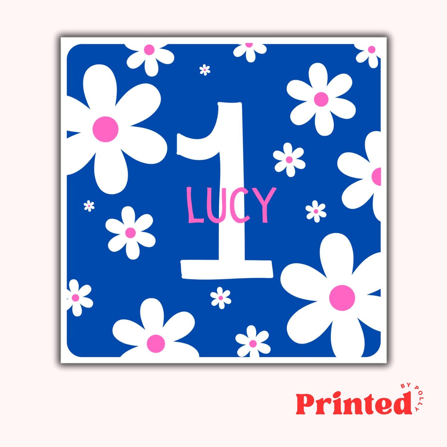 1st Personalised Birthday Card