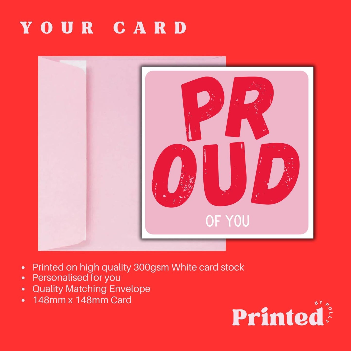 Proud of You Card