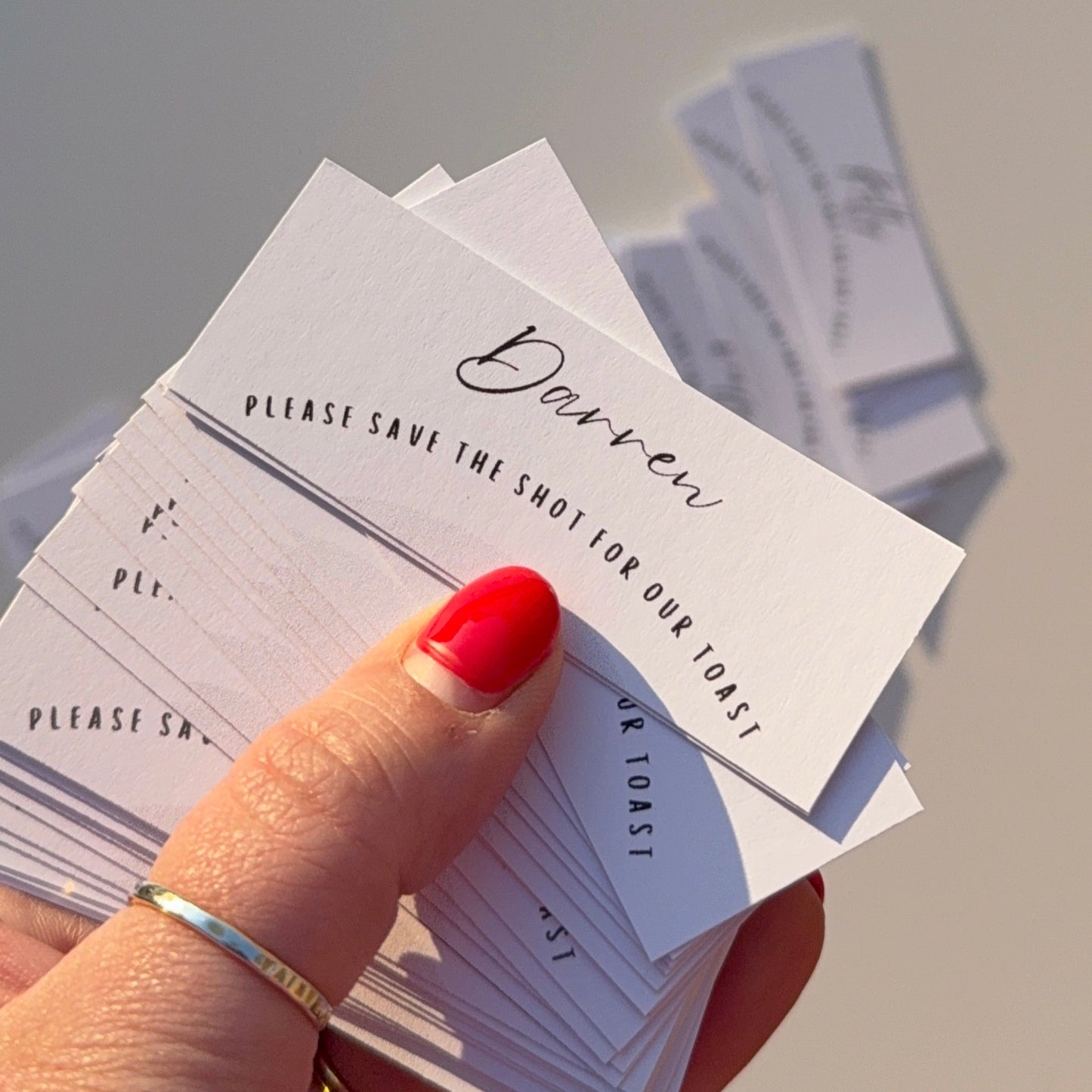 Place cards