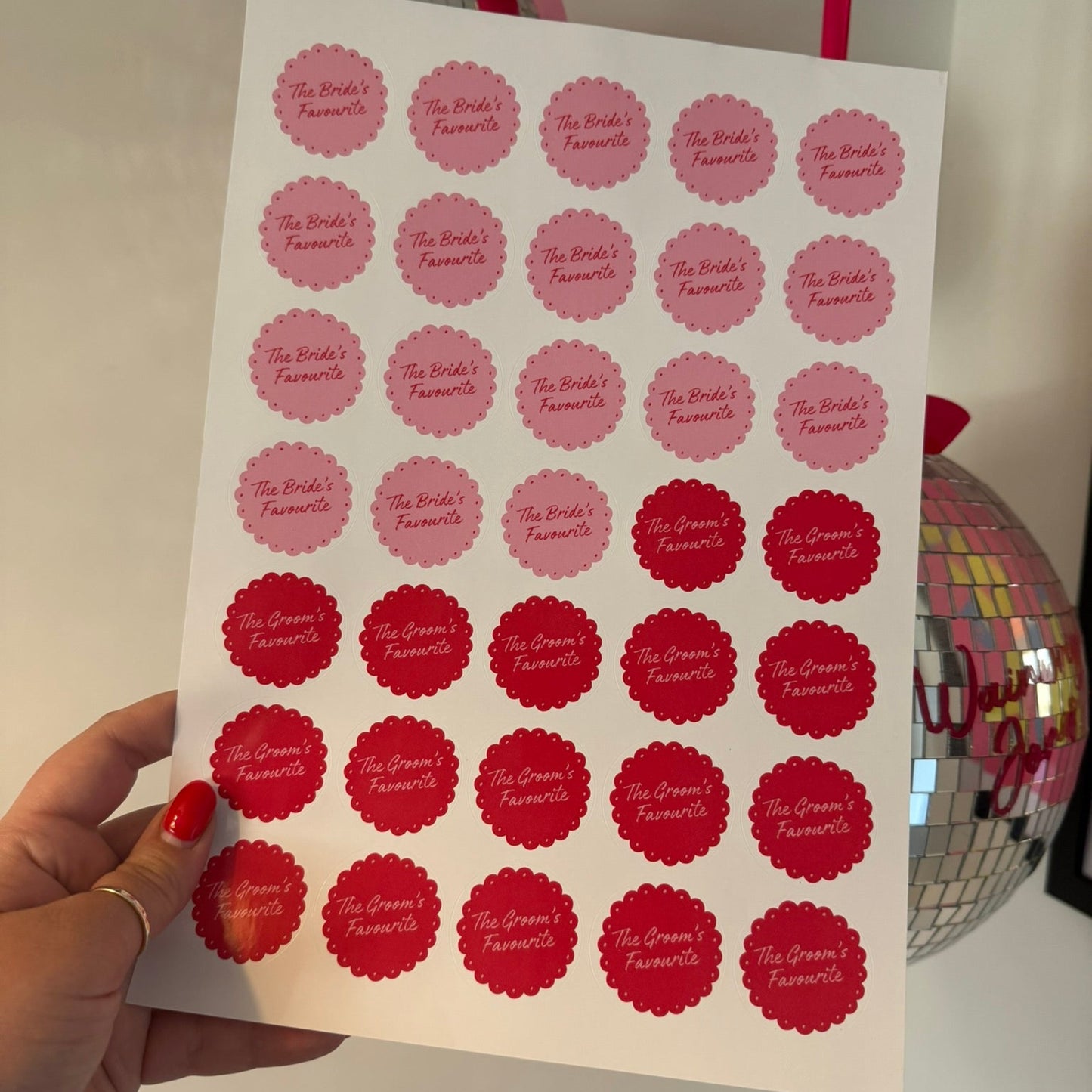 Round Permanent Stickers