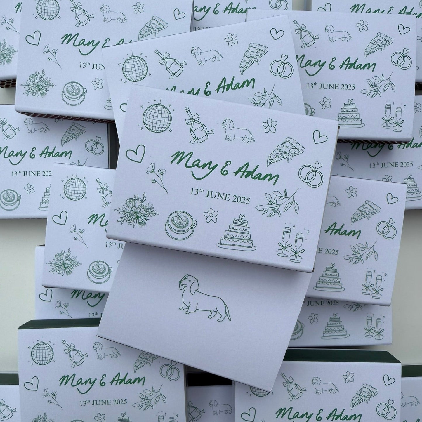 Personalised Matchboxes