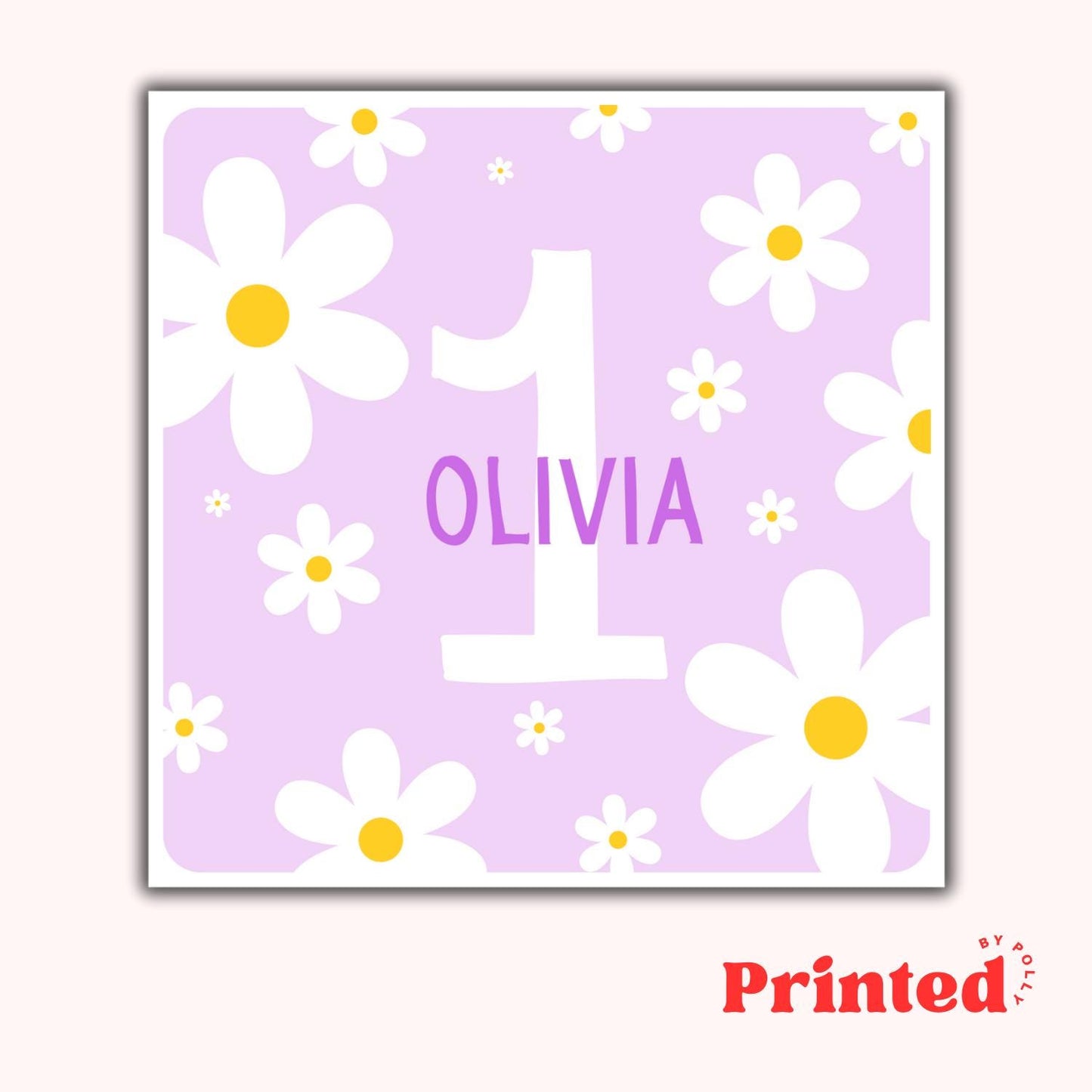 1st Personalised Birthday Card