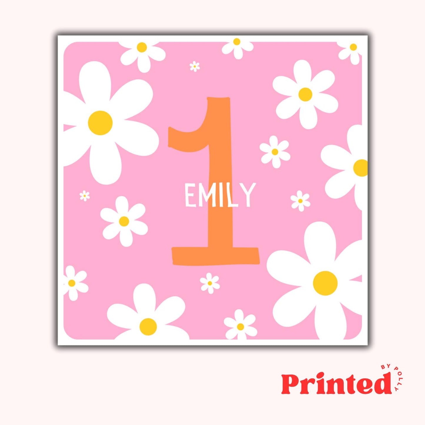 1st Personalised Birthday Card
