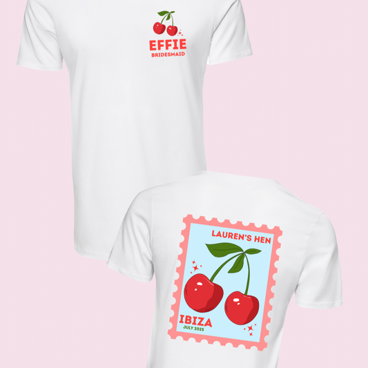 Cherry Hen Do T-shirt
