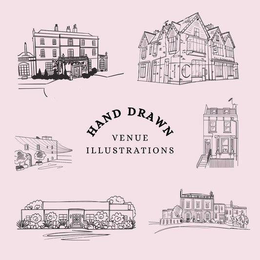 Custom Hand Drawn Venue Illustration