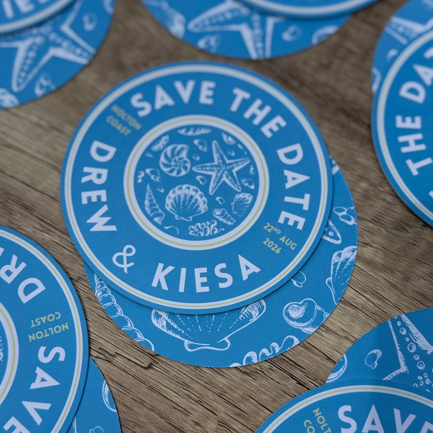Double Sided Invitations - Beer Mats / Coasters