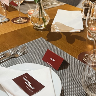 Folded Place cards